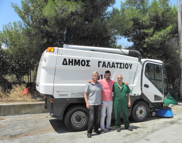 Νέο εξοπλισμό παρέλαβε η Υπηρεσία Καθαριότητας Δήμου Γαλατσίου