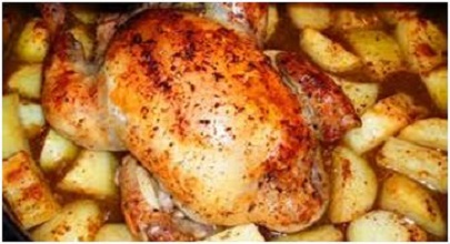 Οι Συνταγές της Αναστασίας !!Κοτόπουλο με πατάτες στο φούρνο