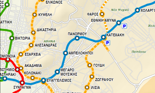 Νέες κυκλοφοριακές ρυθμίσεις λόγω εκτέλεσης εργασιών για τη νέα γραμμή 4 του Μετρό στο Γαλάτσι