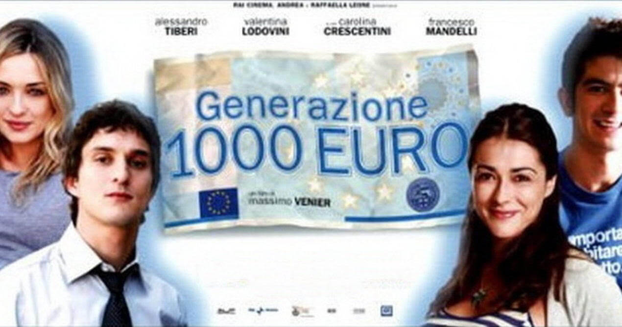 Generatione 1000 euro” (Η γενιά των 1000 e) του Massimo Venier στις «Ημέρες Κινηματογράφου» του Δήμου Διονύσου