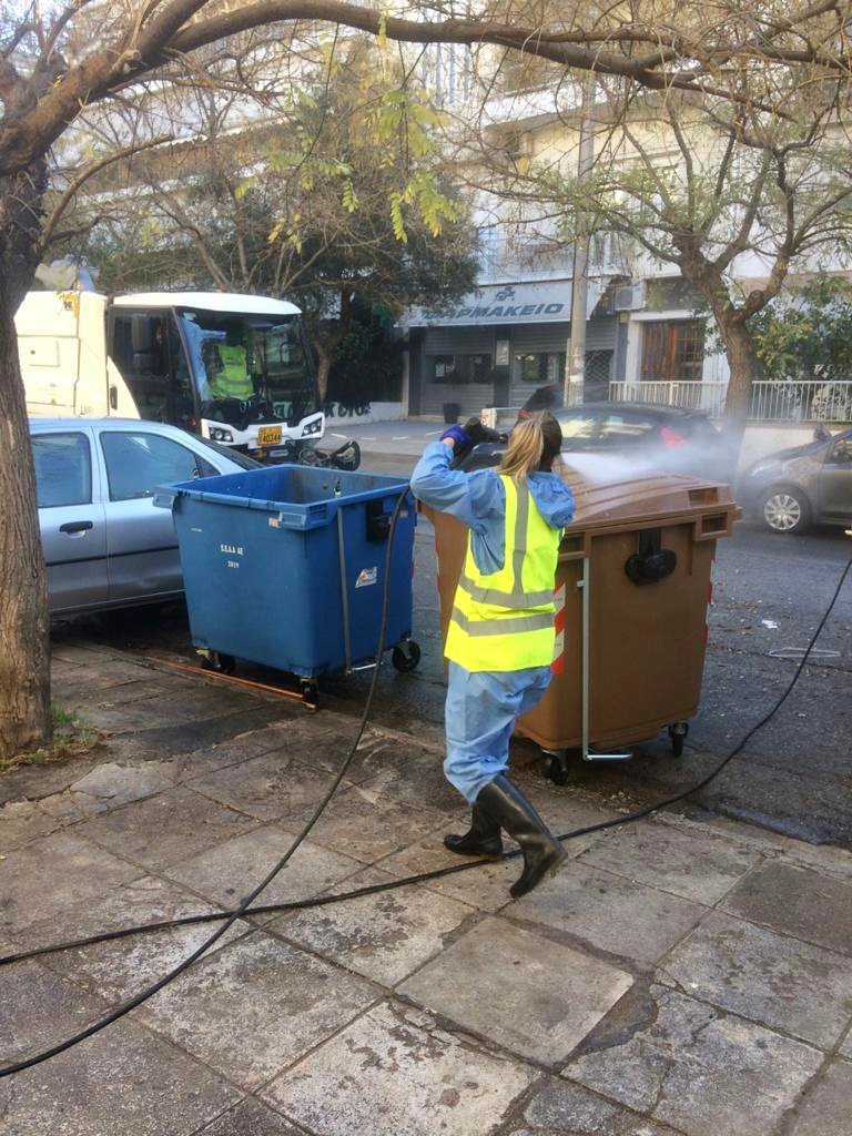 Δήμος Αθηναίων: Κυριακάτικη επιχείρηση καθαριότητας στην περιοχή Κυπριάδου