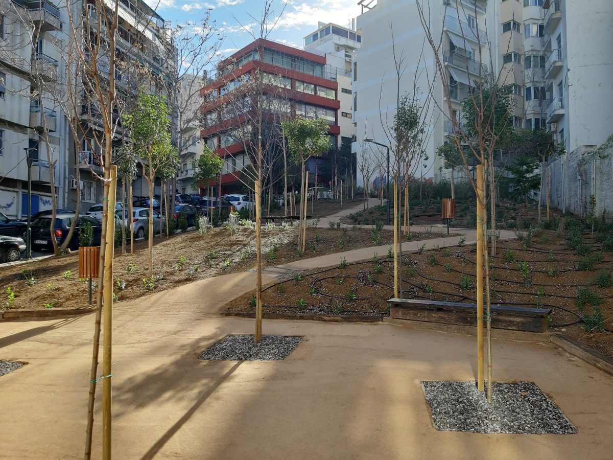 Δήμος Αθηναίων: Έτοιμο ακόμη ένα «Pocket Park» 750 τ.μ. στο Παγκράτι