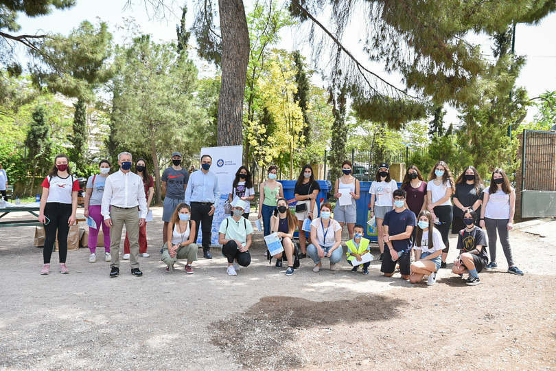 Κοινή δράση ανακύκλωσης του Δήμου Αθηναίων με 30 μαθητές από «Το Χαμόγελο του Παιδιού»