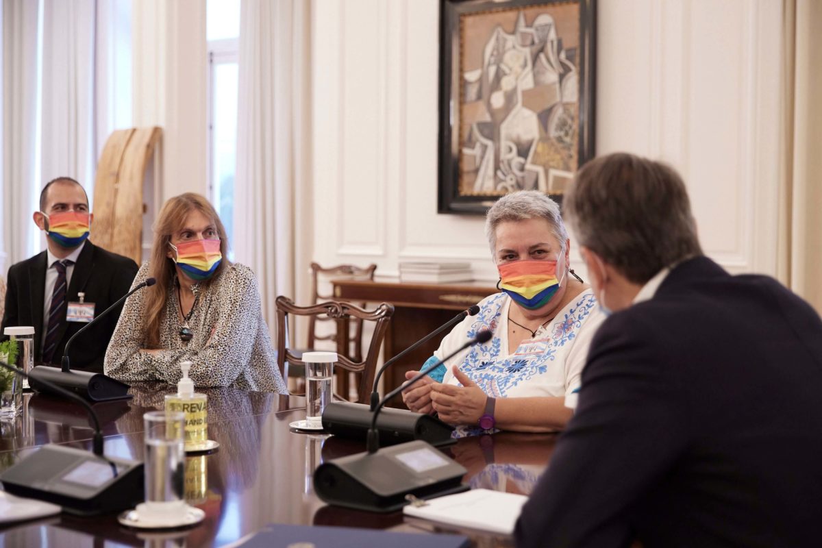 Συνάντηση Κυρια΄κου Μητσοτάκη με τον Πρόεδρο για την Εθνική Στρατηγική των ΛΟΑΤΚΙ+