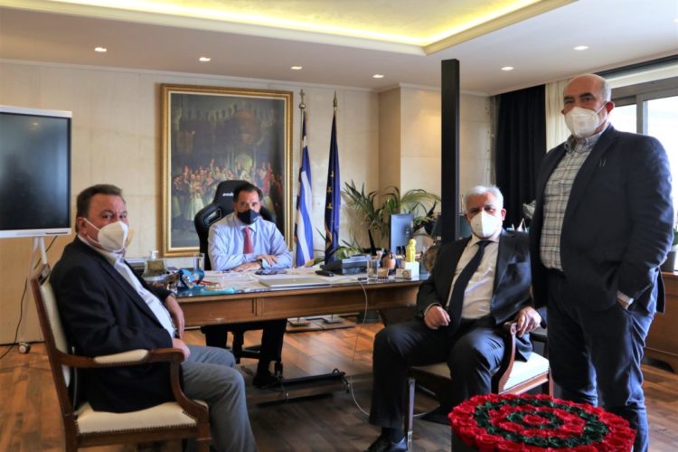 Συνάντηση του Δημάρχου Ασπροπύργου κ. Νικόλαου Μελετίου με τον Υπουργό Ανάπτυξης και Επενδύσεων κ. Άδωνι Γεωργιάδη