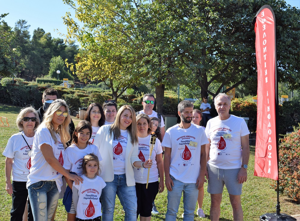 Το Γαλάτσι στην 20η Πανελλήνια  Λαμπαδηδρομία Εθελοντών Αιμοδοτών