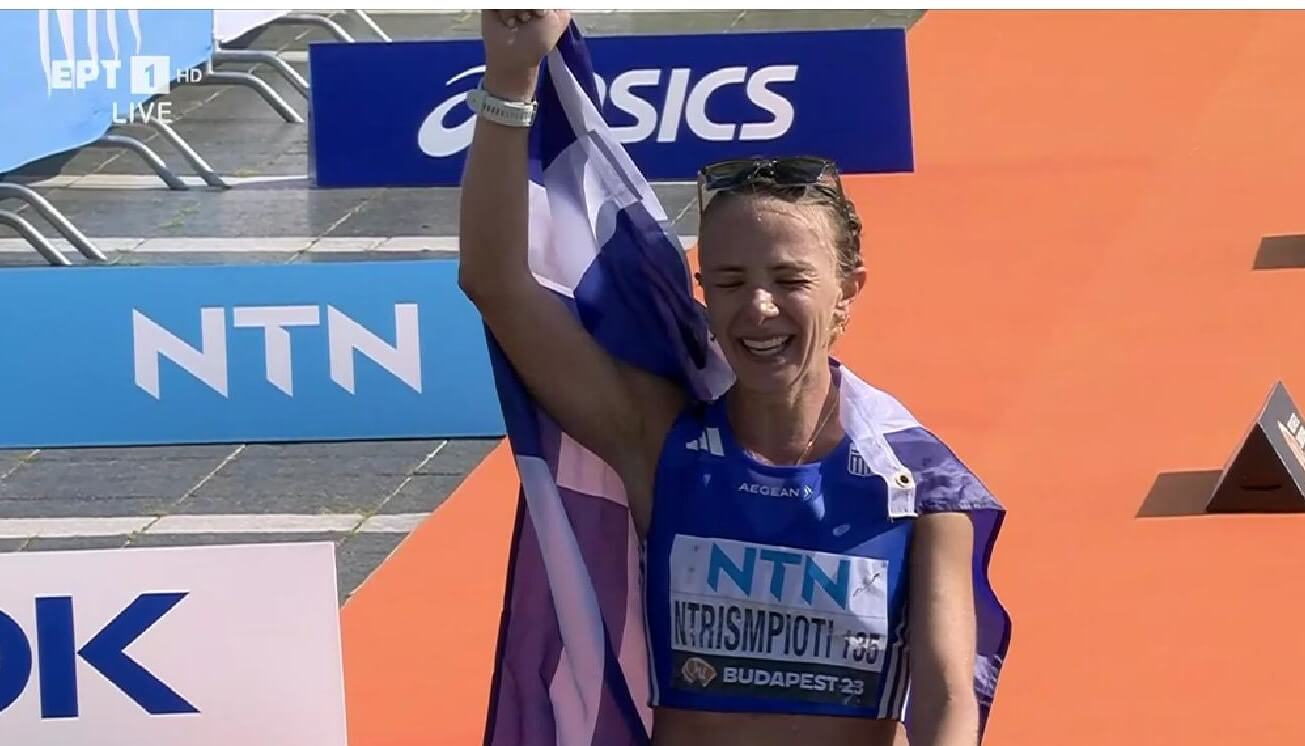 Η Αντιγόνη Ντρισμπιώτη κατέκτησε το χάλκινο μετάλλιο στο Πρωτάθλημα της Βουδαπέστης